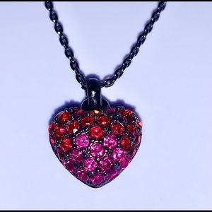 Juicy Couture ❤️ Pave Heart Necklace